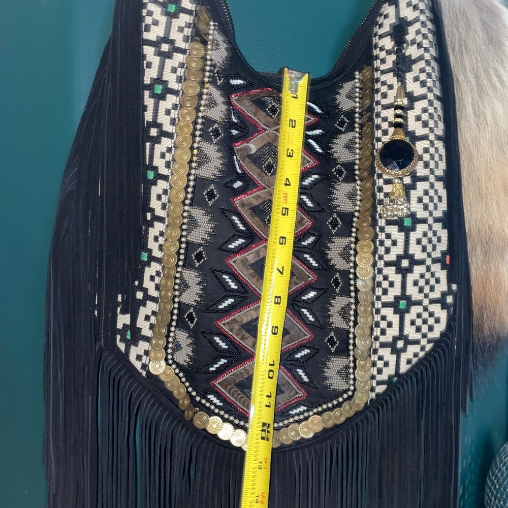 Ten79LA boho fringe crossbody bag - Picture 5 of 9